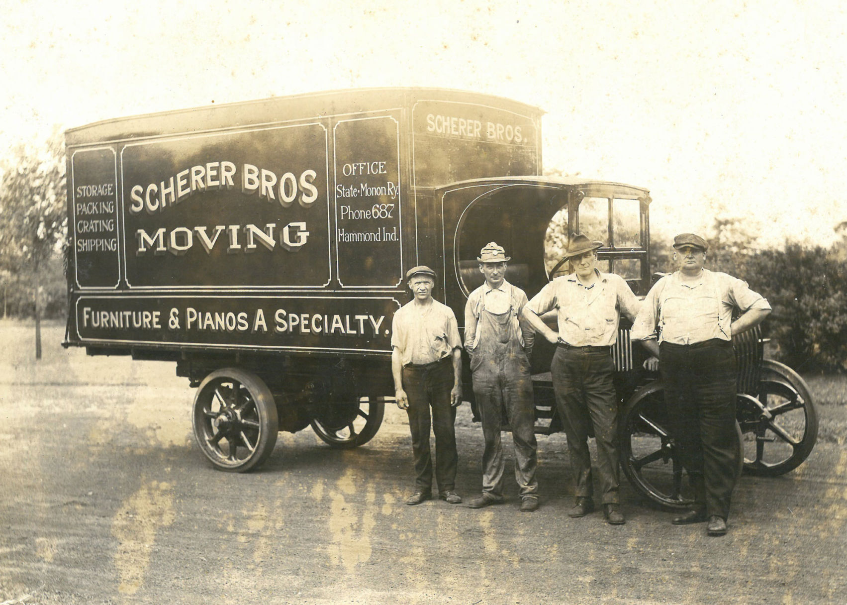 Scherer Bros moving car